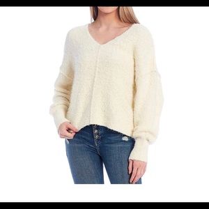 FREE PEOPLE V neck pullover sweater Size XS
